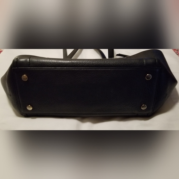 Michael Kors Carine Large Black Pebbled Leather Tote / Bag / Purse - EUC - Picture 6 of 7